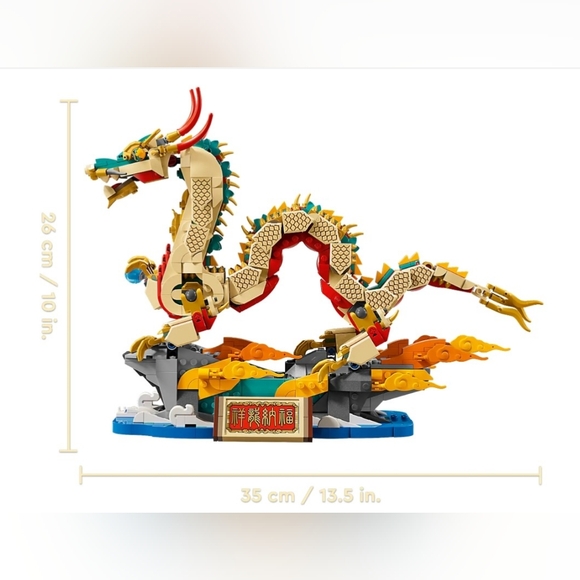 New Lego Auspicious Dragon - Picture 7 of 7